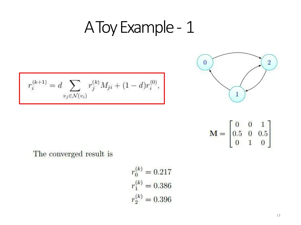 a toy example 1 3