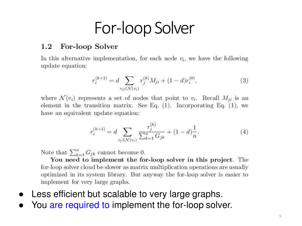 for loopsolver