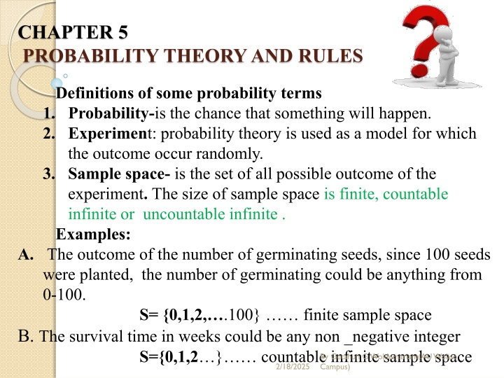 chapter 5 probability theory and rules