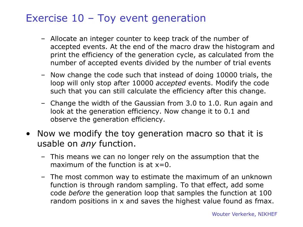 exercise 10 toy event generation 1