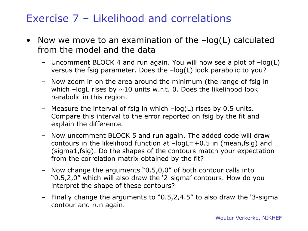 exercise 7 likelihood and correlations 1
