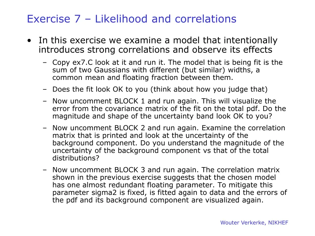 exercise 7 likelihood and correlations