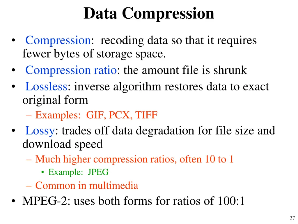 data compression