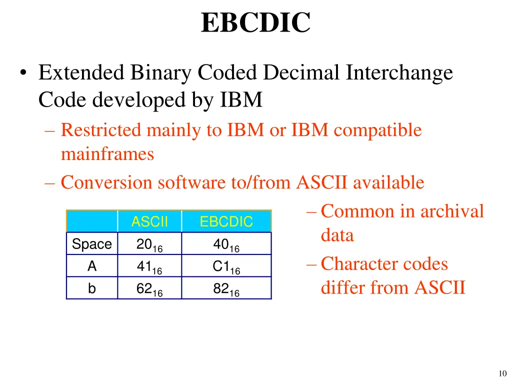 ebcdic