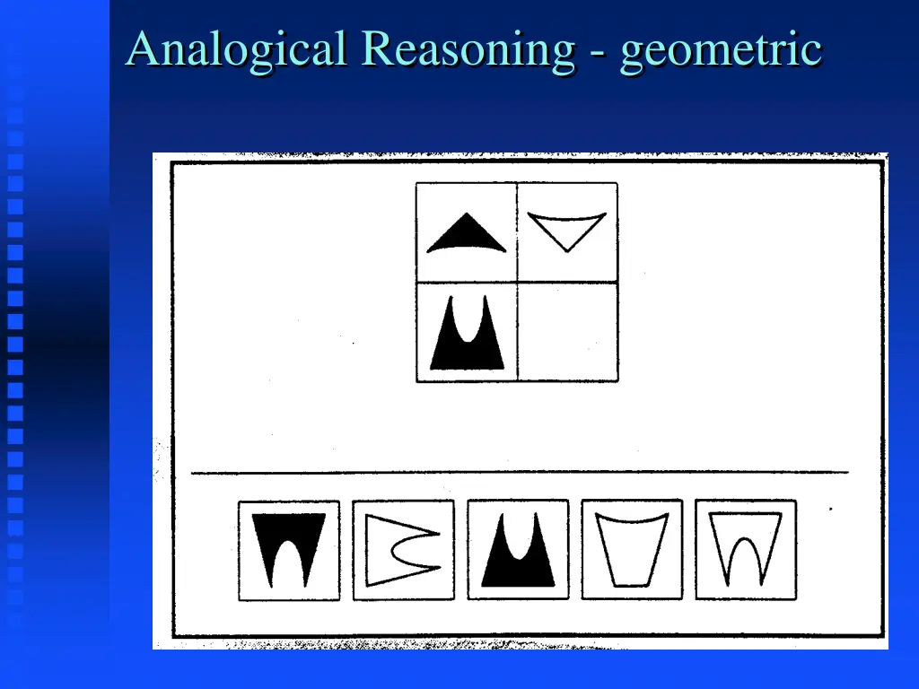 analogical reasoning geometric