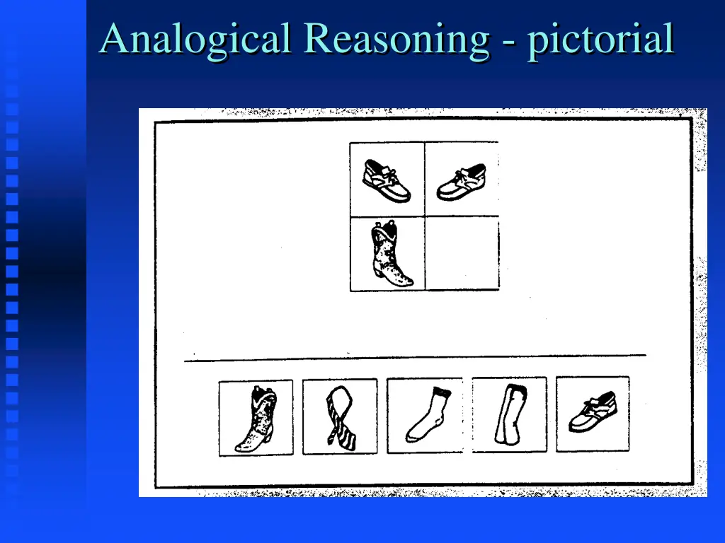 analogical reasoning pictorial