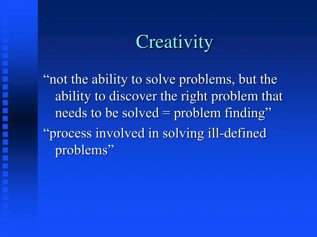 creativity