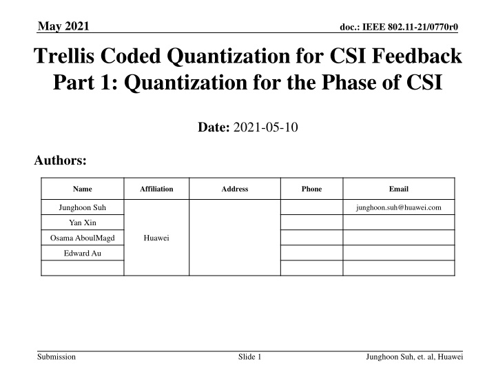 may 2021 trellis coded quantization
