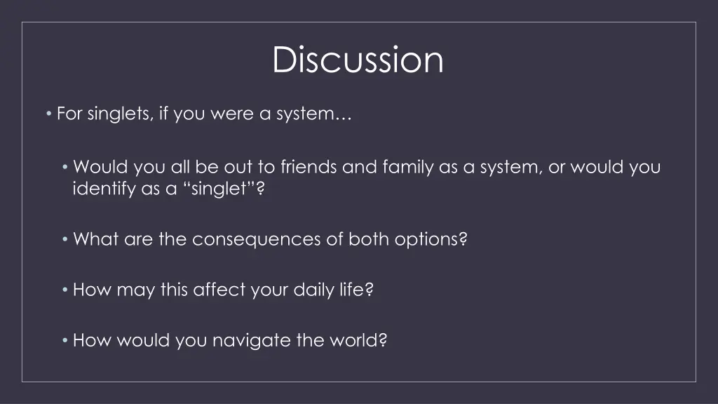 discussion