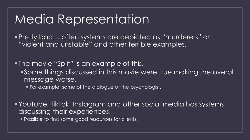 media representation