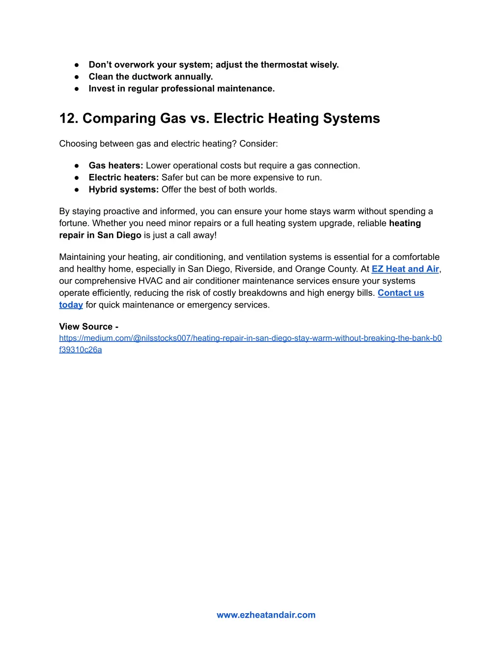 don t overwork your system adjust the thermostat