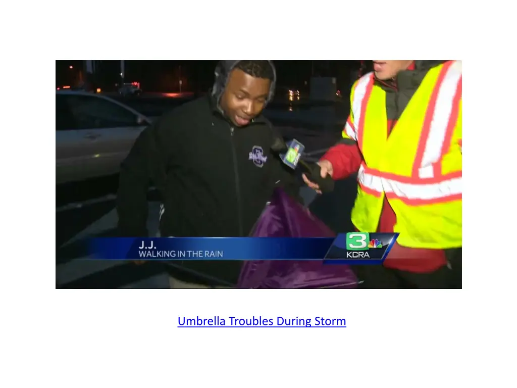 umbrella troubles during storm