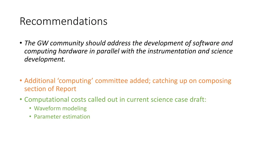 recommendations 2