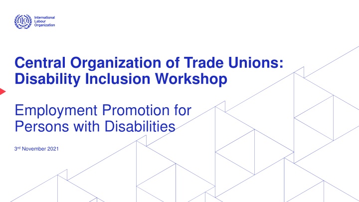 central organization of trade unions disability
