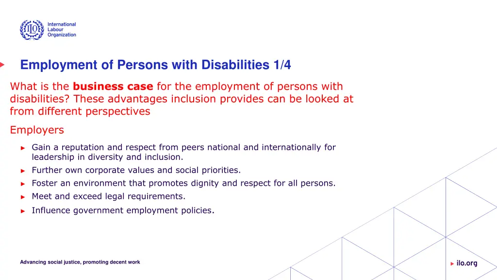 employment of persons with disabilities 1 4