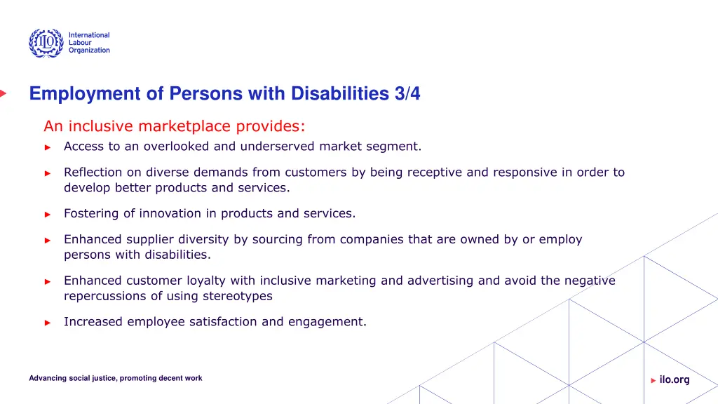 employment of persons with disabilities 3 4