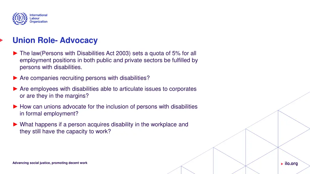 union role advocacy