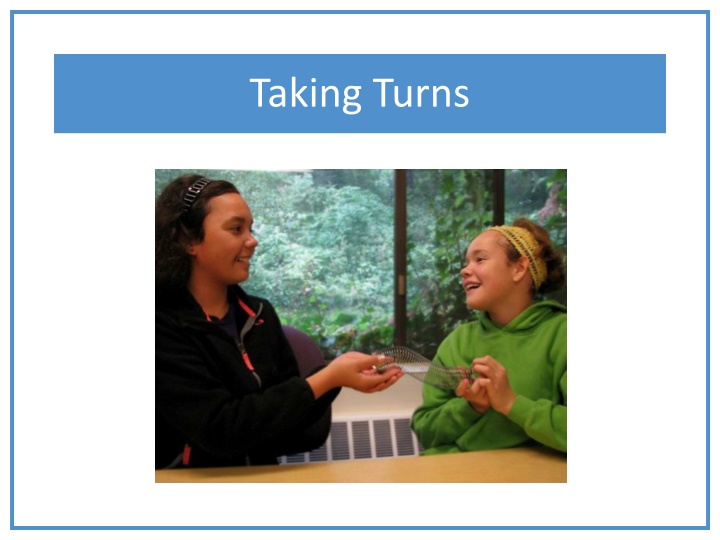 taking turns