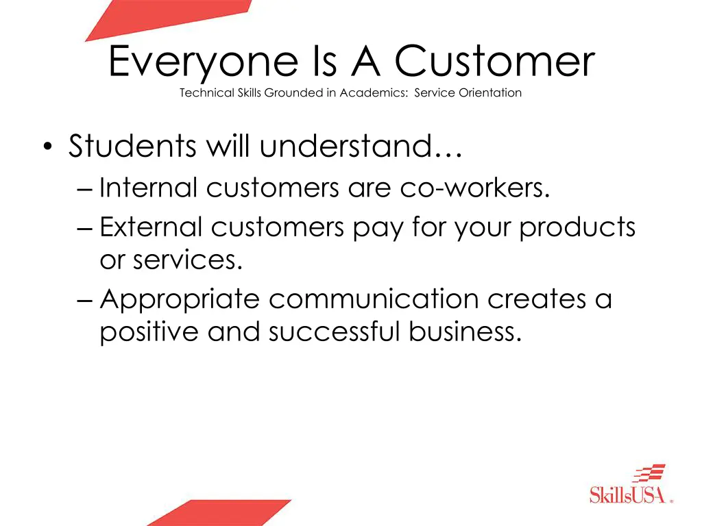 everyone is a customer technical skills grounded 1