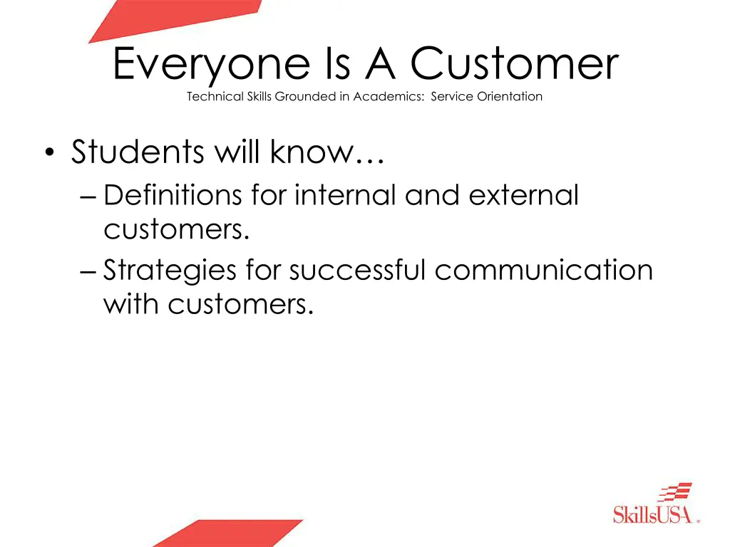 everyone is a customer technical skills grounded 2