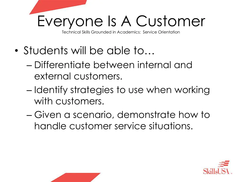 everyone is a customer technical skills grounded 3