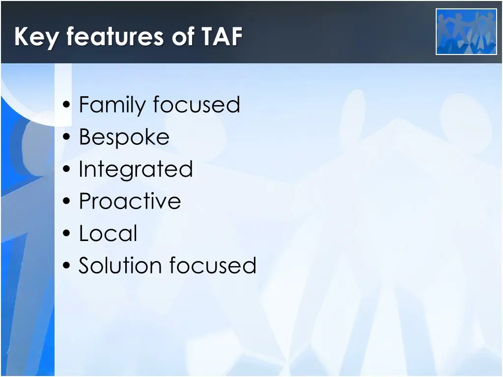 key features of taf