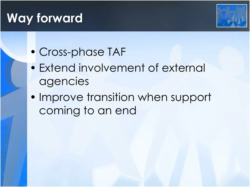 way forward