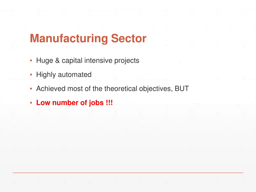manufacturing sector