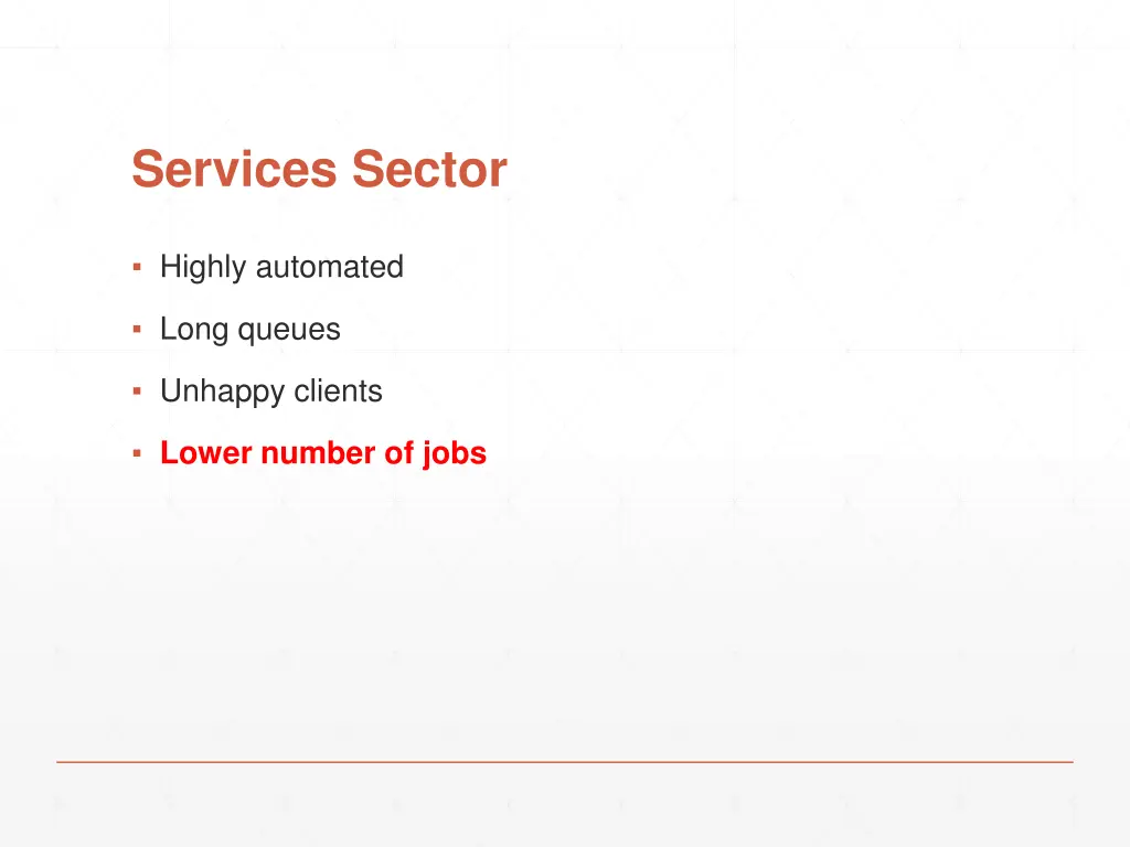 services sector