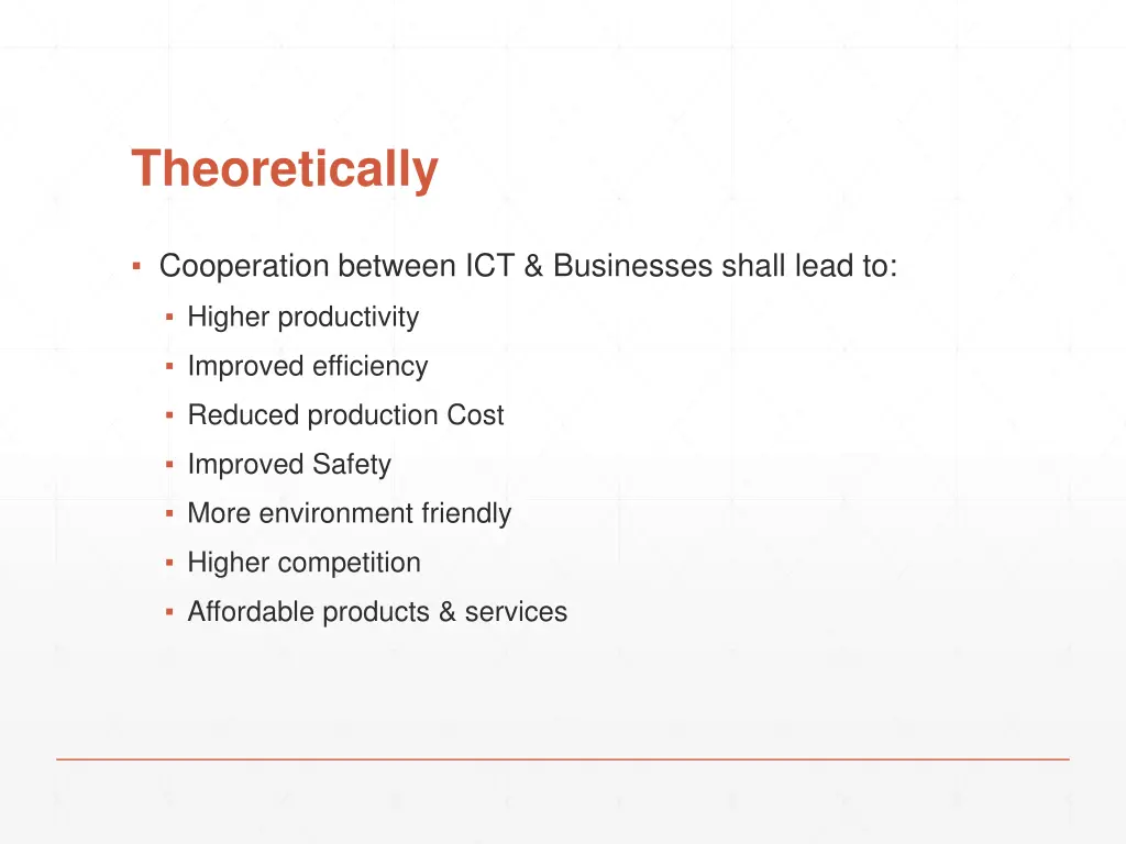 theoretically