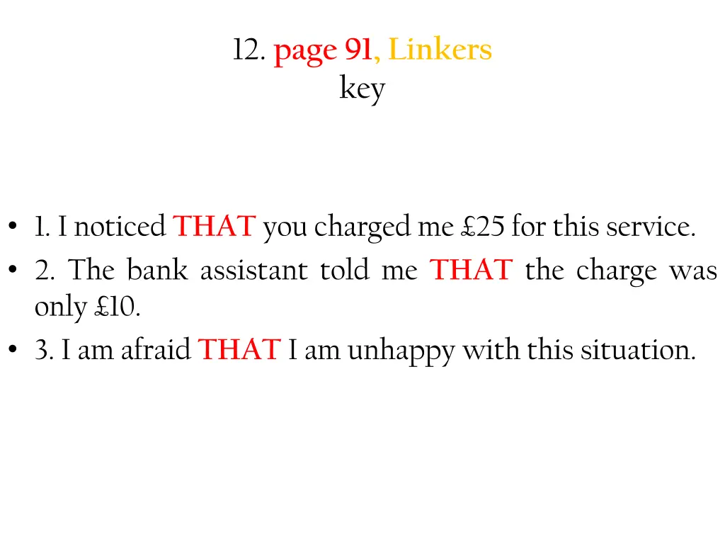 12 page 91 linkers key