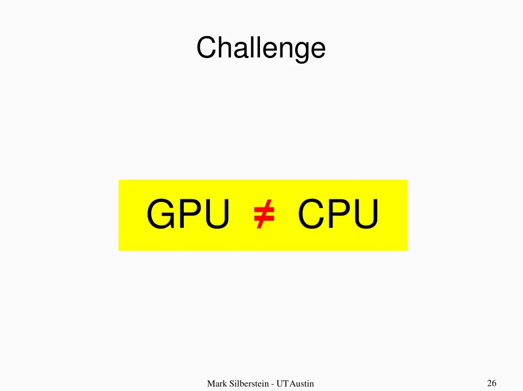challenge