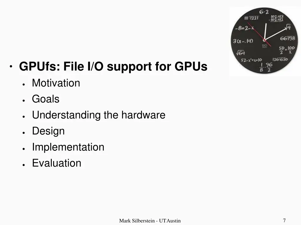 gpufs file i o support for gpus motivation goals