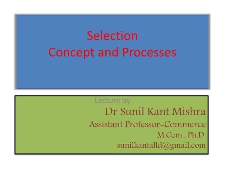 selection