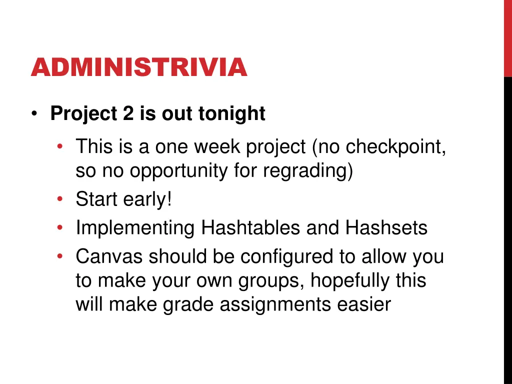 administrivia 1