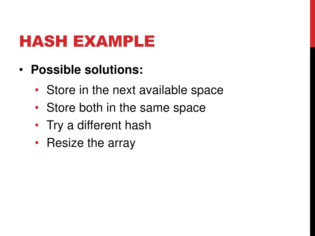 hash example