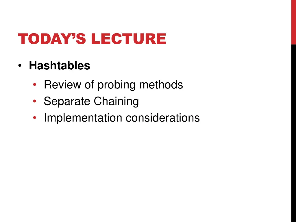 today s lecture