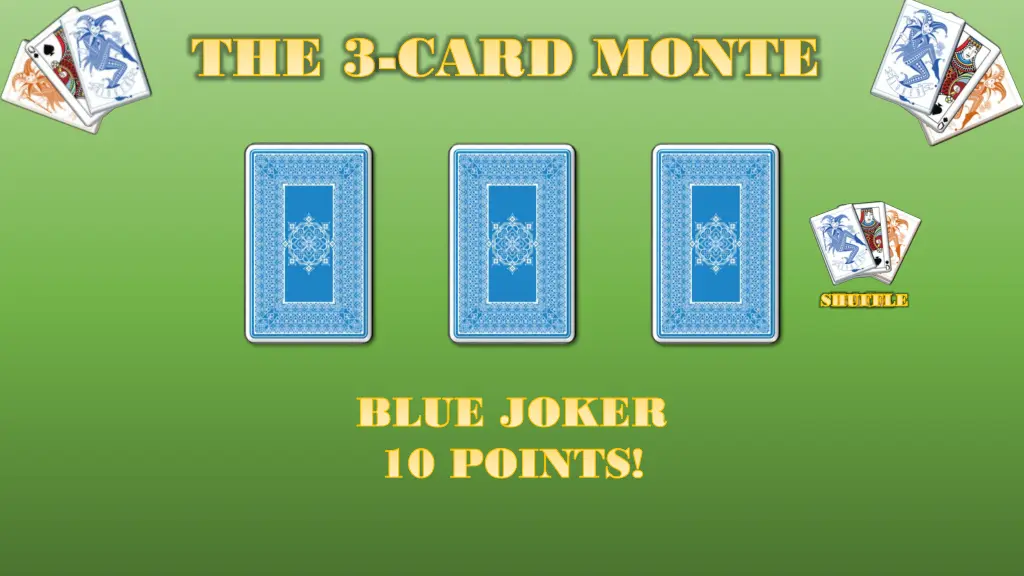 the 3 the 3 card monte card monte 13