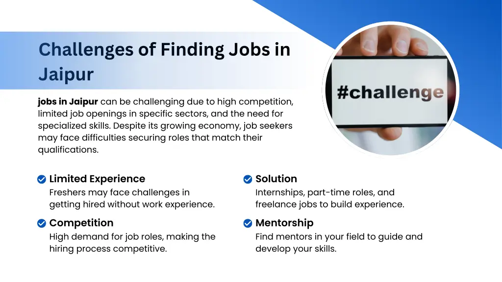 challenges of finding jobs in jaipur