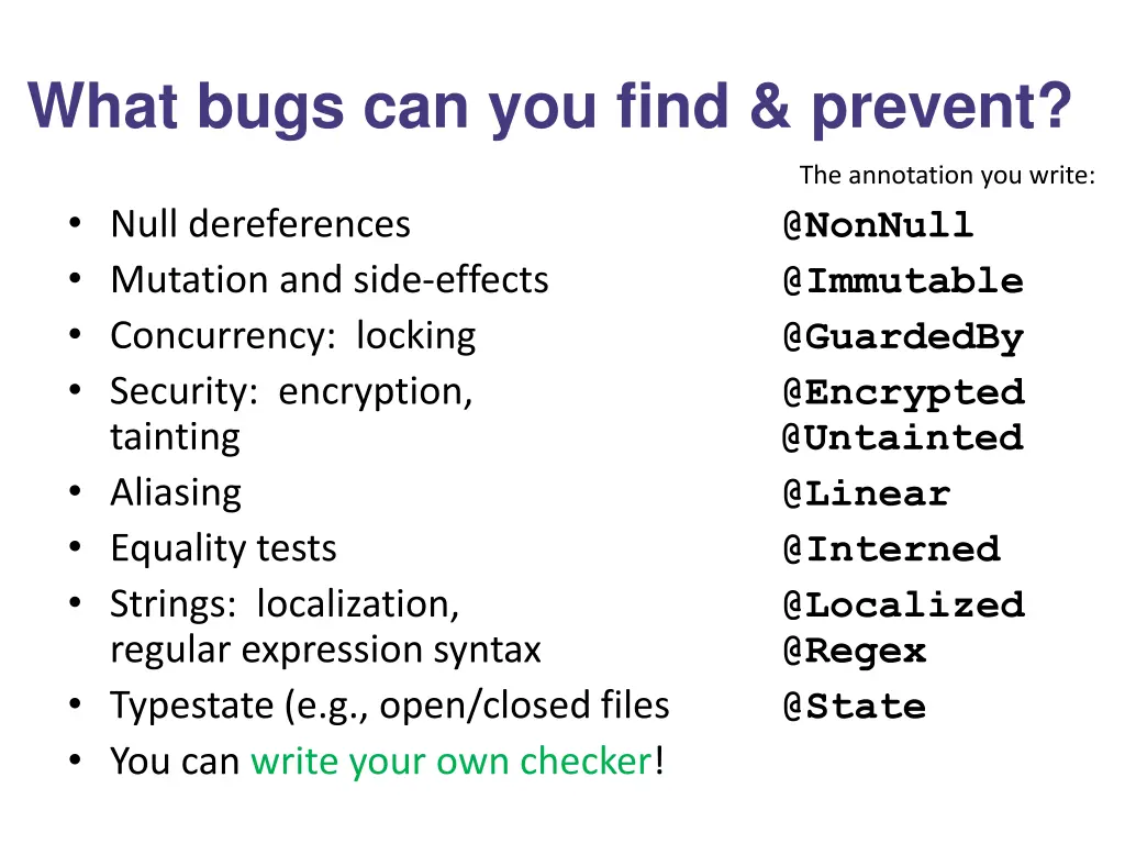 what bugs can you find prevent