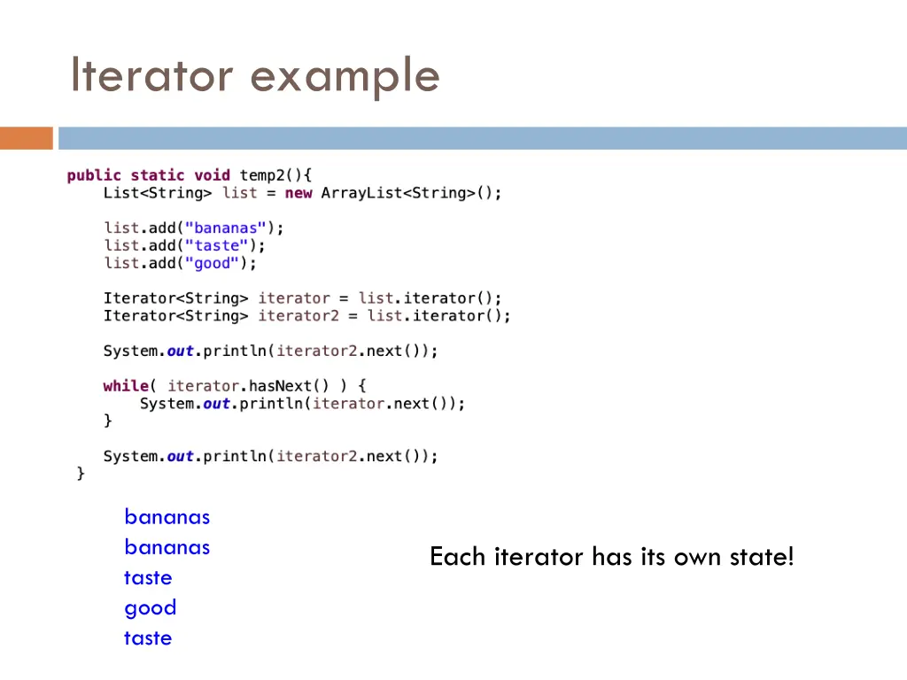 iterator example 3