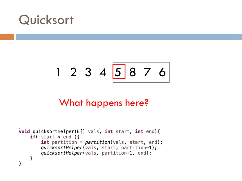 quicksort 11