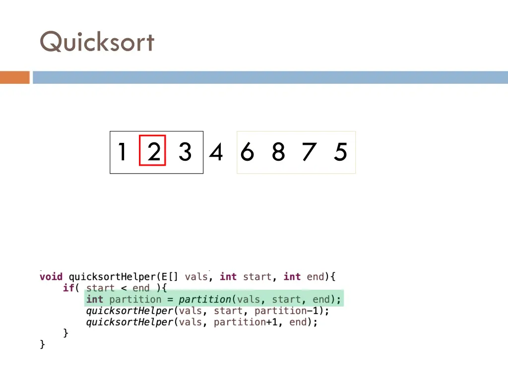 quicksort 6