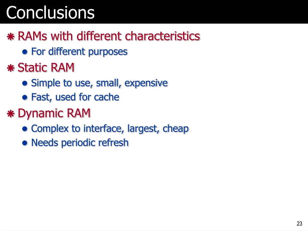 conclusions