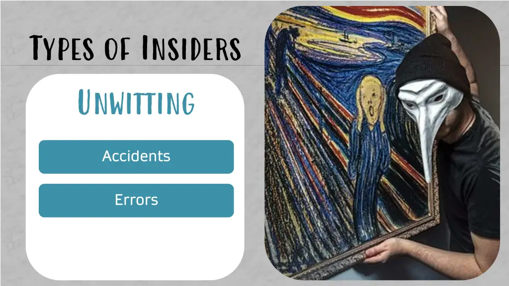 types of insiders unwitting