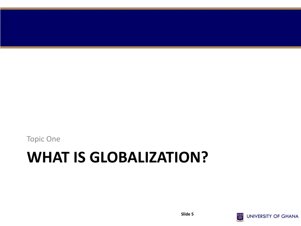 topic one
