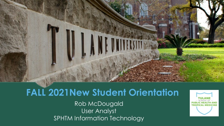 fall 2021new student orientation rob mcdougald