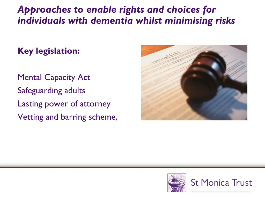 approaches to enable rights and choices