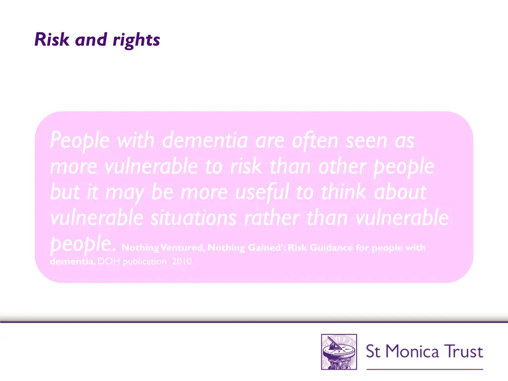risk and rights