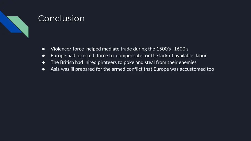conclusion